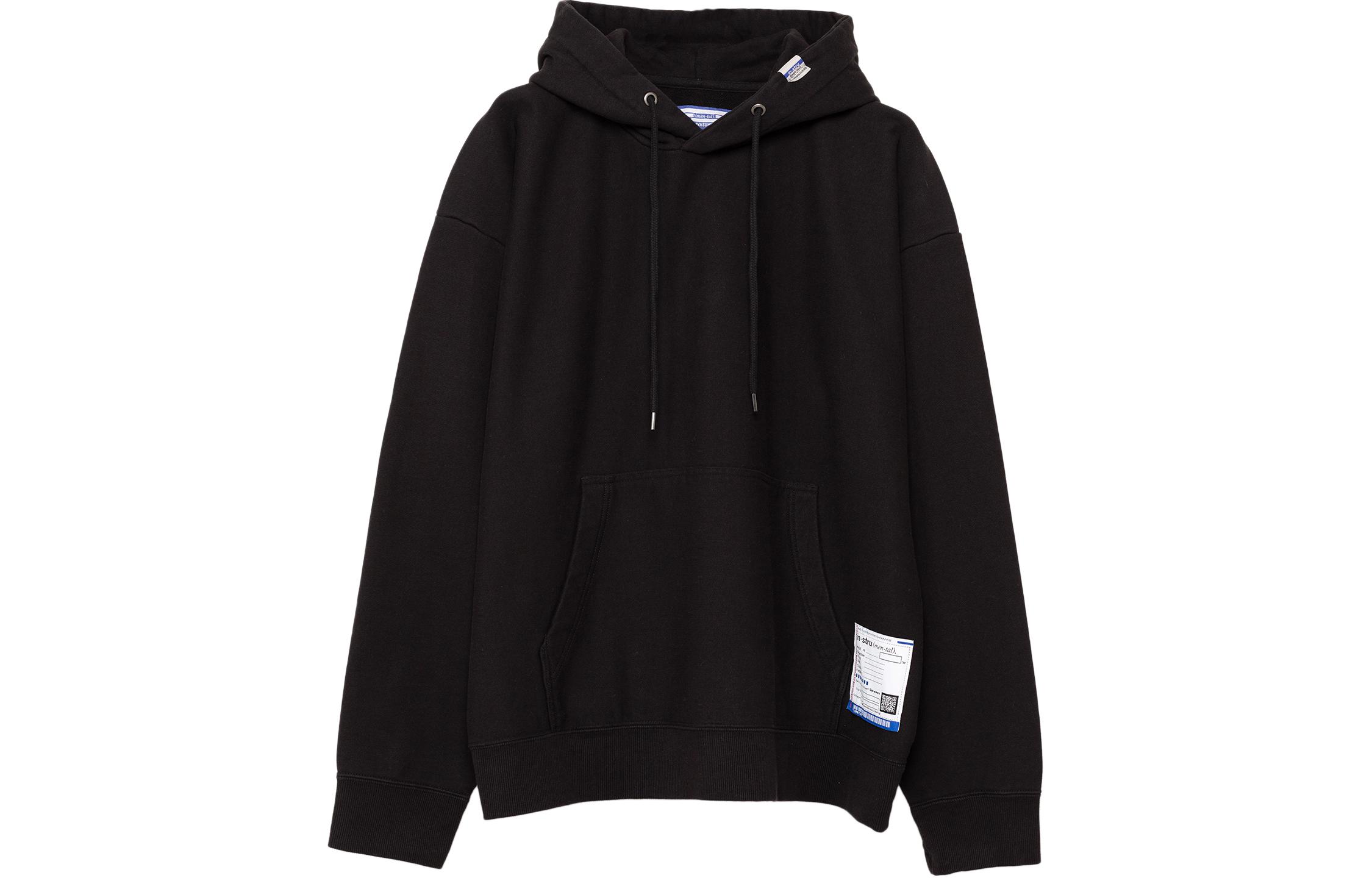 Maison Mihara Yasuhiro Black Reversible Zip-Up Jacket with Logo Collar J12BL042BLACK