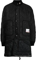 Maison Mihara Yasuhiro Black Solid Color Mid-Length Zip Jacket A09CT051-BLACK Maison Mihara Yasuhiro Black Solid Color Mid-Length Zip Jacket A09CT051-BLACK