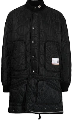Maison Mihara Yasuhiro Jaket Hitam Polos Mid-Length dengan Resleting A09CT051-BLACK Buy Maison Mihara Yasuhiro Jaket Hitam Polos Mid-Length dengan Resleting A09CT051-BLACK