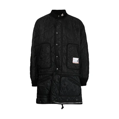 Maison Mihara Yasuhiro Black Solid Color Pullover Hoodie A11HD561-BLACK
