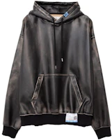 Maison Mihara Yasuhiro Black Solid Color Pullover Hoodie A11HD561-BLACK Maison Mihara Yasuhiro Black Solid Color Pullover Hoodie A11HD561-BLACK