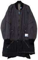 Maison Mihara Yasuhiro Black Solid Color Zip-Up Jacket A11CT051-BLACK Maison Mihara Yasuhiro Black Solid Color Zip-Up Jacket A11CT051-BLACK