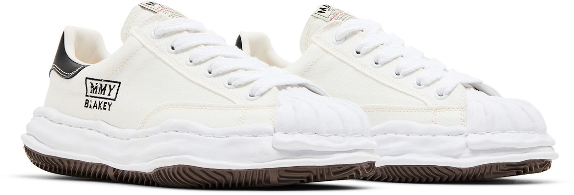 MIHARA YASUHIRO 白色帆布溶解鞋 A08FW735-WHITE Cheap MIHARA YASUHIRO 白色帆布溶解鞋 A08FW735-WHITE