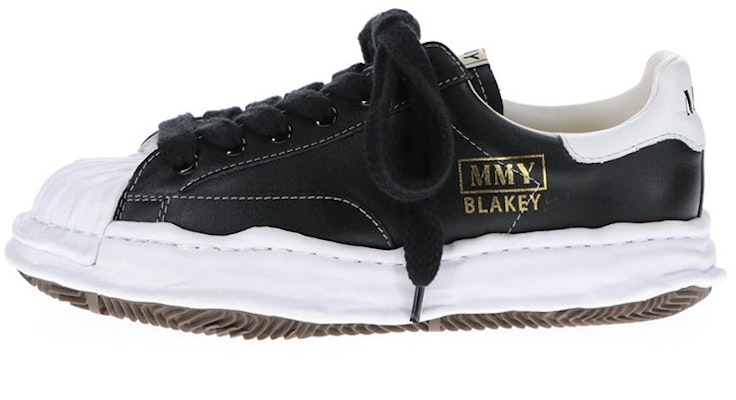 Maison Mihara Yasuhiro Blakey OG Sole Leather Low 'Black White' A06FW702 Buy Maison Mihara Yasuhiro Blakey OG Sole Leather Low 'Black White' A06FW702