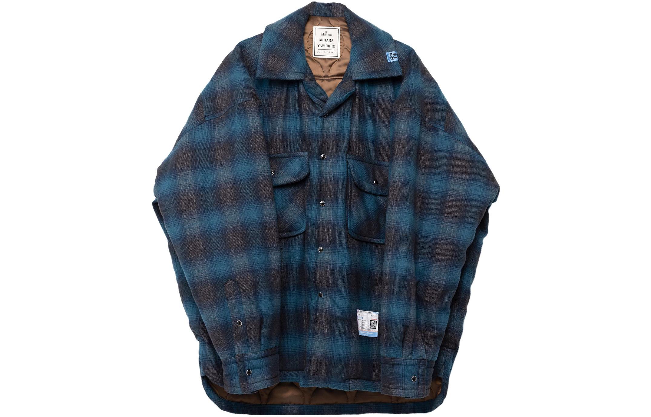 Maison Mihara Yasuhiro Brown Alphabet Print Long Sleeve Hoodie A09HD551-BLAC