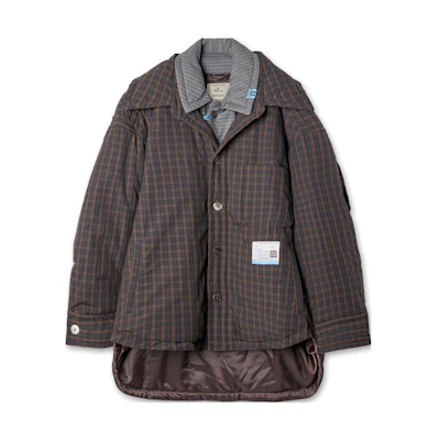 Maison Mihara Yasuhiro Brown Solid Color Zip-Up Loose-Fit Jacket G12BL012-BEIGE