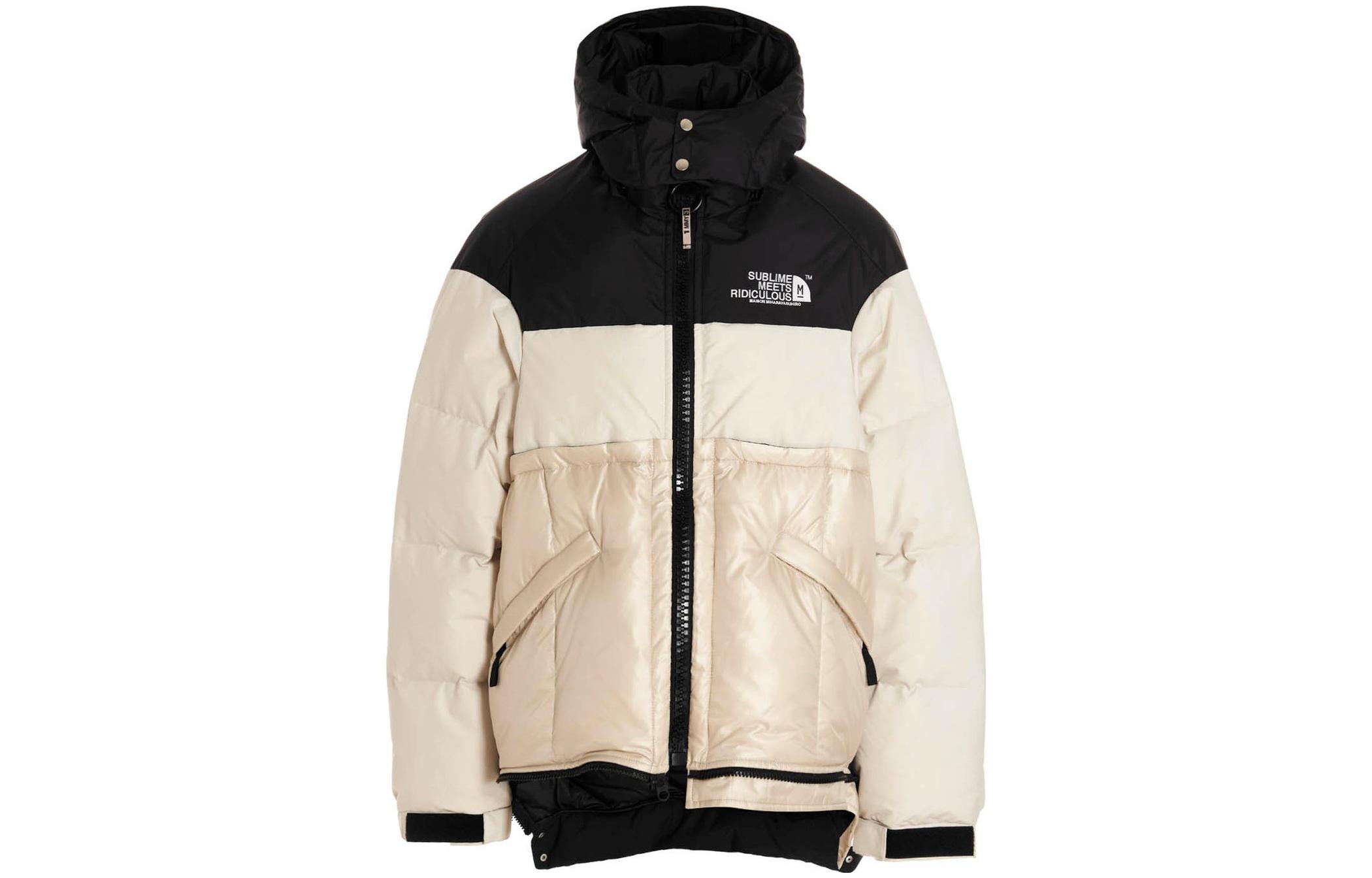 Maison Mihara Yasuhiro Colorblock Zip-Up Bomber Jacket Green A10VT051-KHAKI