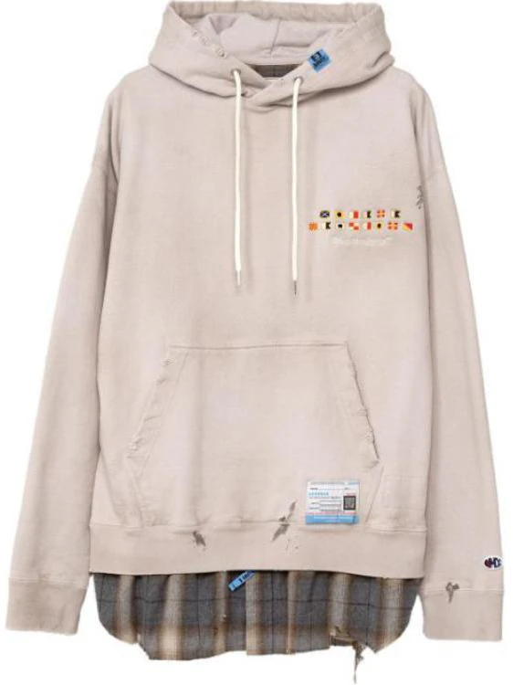 maison-mihara-yasuhiro-distressed-hoodie-with-kangaroo-pocket-beige-men-s-a11-hd-612-beige