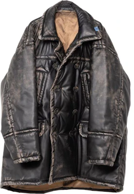Maison Mihara Yasuhiro 黑色双排扣宽松版型男女同款夹克 A11CT012-BLACK Buy Maison Mihara Yasuhiro 黑色双排扣宽松版型男女同款夹克 A11CT012-BLACK