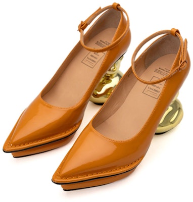 Maison MIHARA YASUHIRO Duck Heel Hijau Wanita B11FW707 3