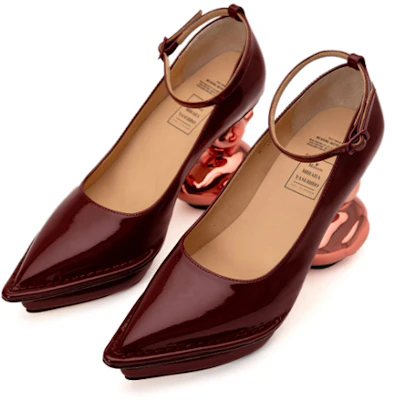 Maison MIHARA YASUHIRO Duck Heel Hijau Wanita B11FW707 7