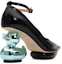 Shop Maison MIHARA YASUHIRO Duck Heel Hijau Wanita B11FW707