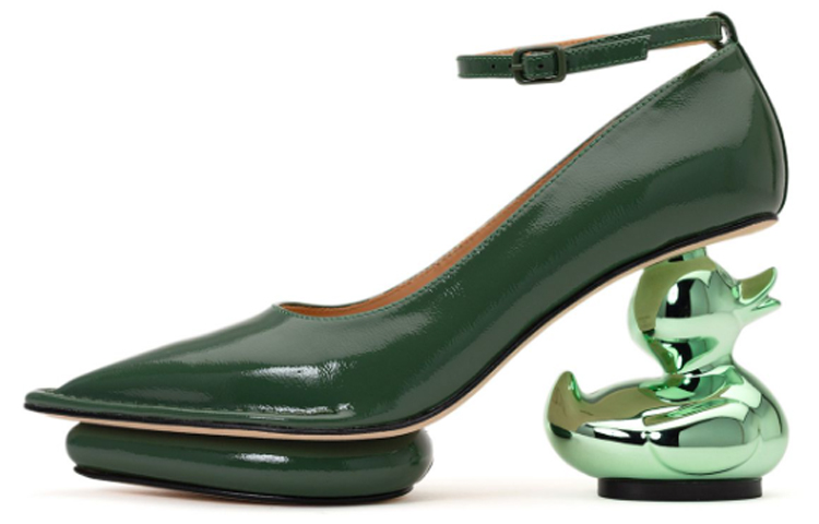 Purchase Maison MIHARA YASUHIRO Duck Heel Hijau Wanita B11FW707