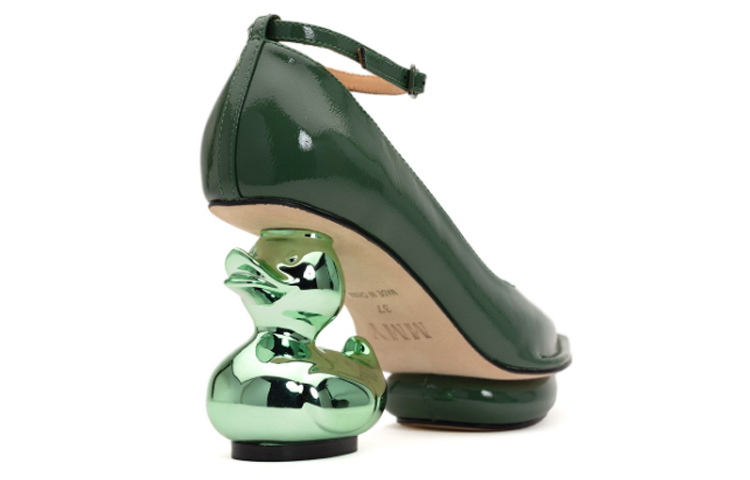 Cheap Maison MIHARA YASUHIRO Duck Heel Hijau Wanita B11FW707