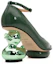 Cheap Maison MIHARA YASUHIRO Duck Heel Hijau Wanita B11FW707