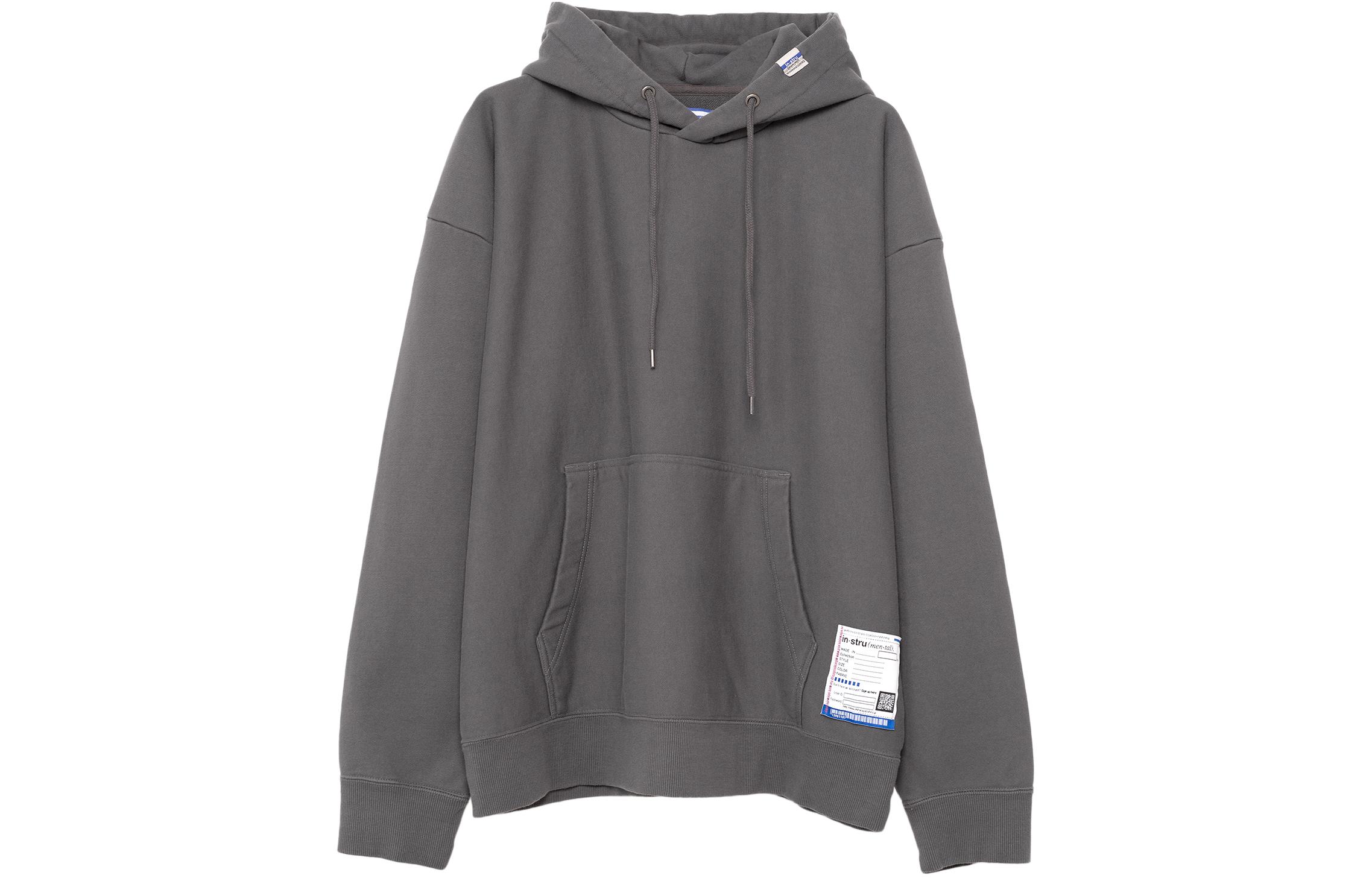 Maison Mihara Yasuhiro French Terry Oversized Hoodie Grey I12HD501-LIGHTGRAY