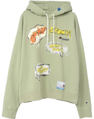 Maison Mihara Yasuhiro FW23 綠色字母印花連帽上衣 男款 A11HD712-GREEN Buy Maison Mihara Yasuhiro FW23 綠色字母印花連帽上衣 男款 A11HD712-GREEN
