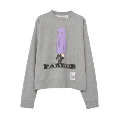 Maison Mihara Yasuhiro FW23 Letter Jacquard Crewneck Long Sleeve Sweatshirt White Men G11LT048-WHITE