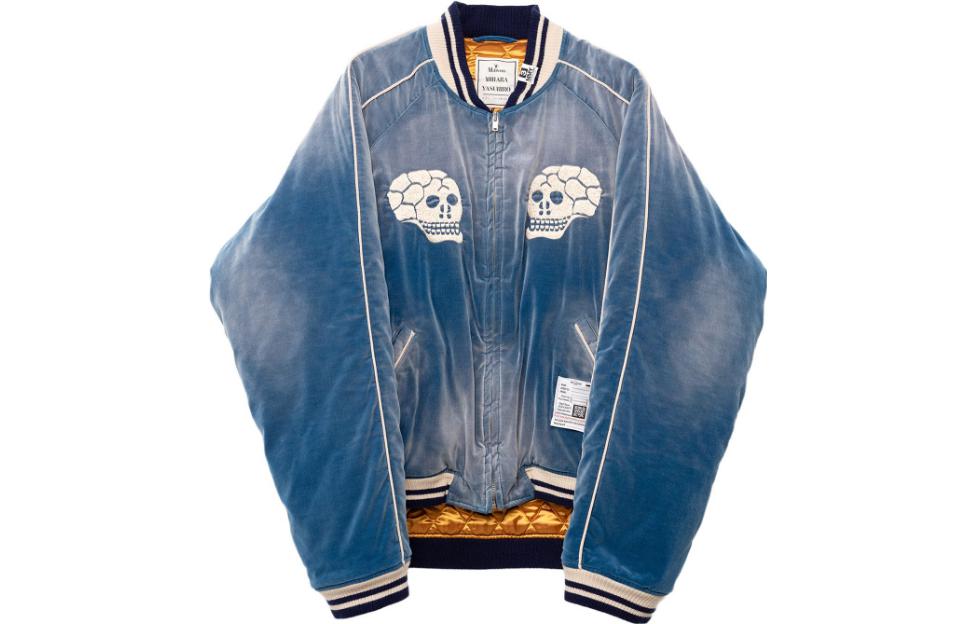 Maison Mihara Yasuhiro FW23 Zip Collar Indigo Long Sleeve Jacket A11BL021-INDIGO