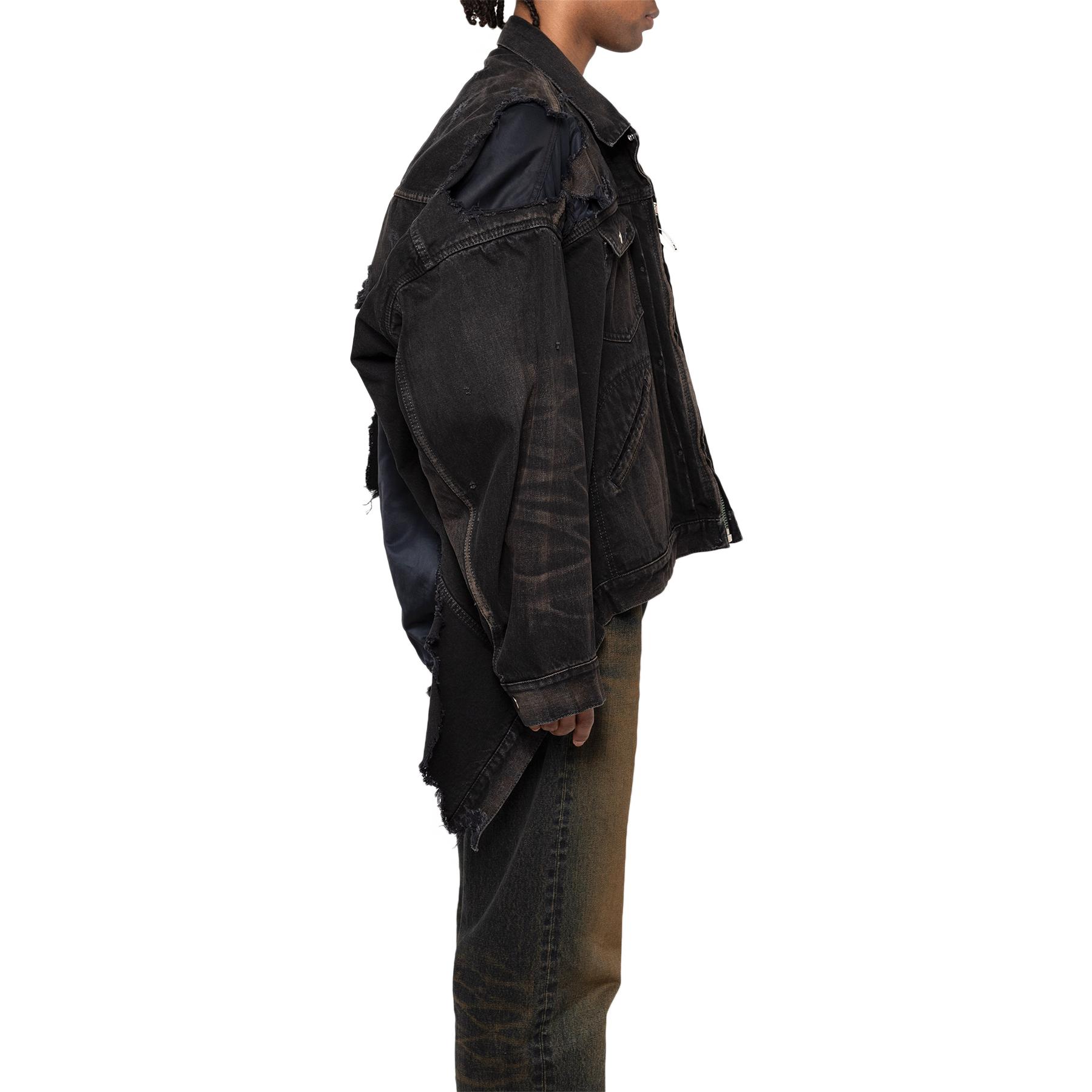 Maison Mihara Yasuhiro FW24  Retro Layered Denim Jacket Black J13BL121-BLACK 圖 7