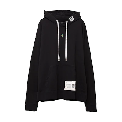 Maison Mihara Yasuhiro FW24 Animal Embroidered Hoodie Black Casual Wear A13HD651-BLACK