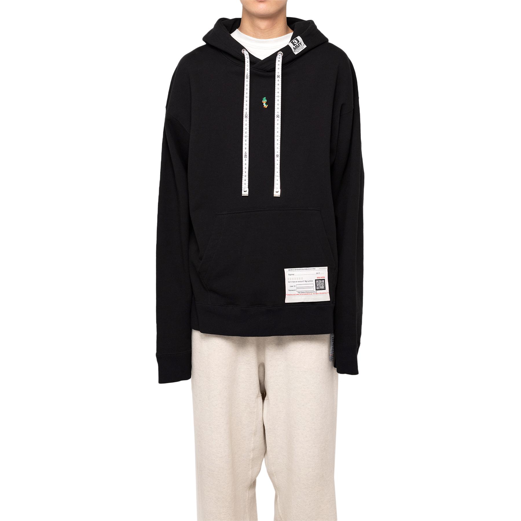 Maison Mihara Yasuhiro FW24 Animal Embroidered Hoodie Black Casual Wear A13HD651-BLACK 圖 4