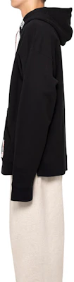 Sudadera Negra Bordada Animal Maison Mihara Yasuhiro FW24 Ropa Casual A13HD651-BLACK Sizing Sudadera Negra Bordada Animal Maison Mihara Yasuhiro FW24 Ropa Casual A13HD651-BLACK