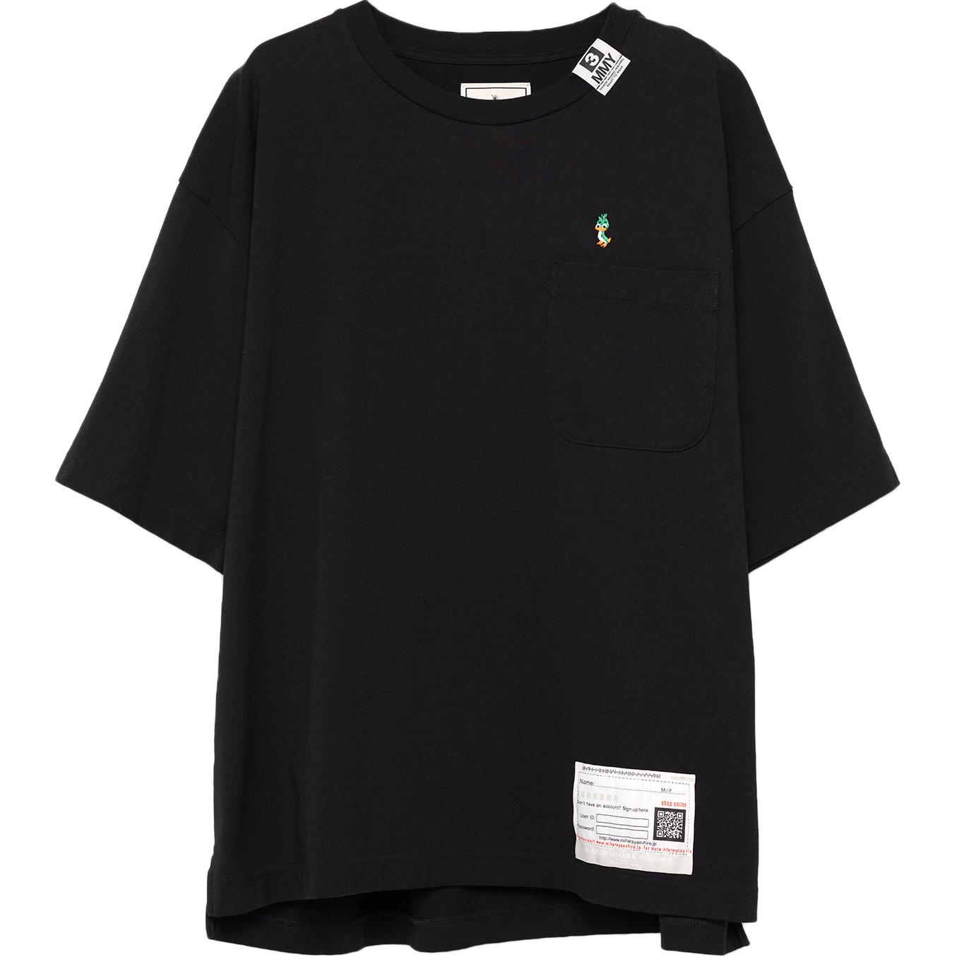 Maison Mihara Yasuhiro FW24 Animal Embroidery Black Casual Crewneck T-Shirt Men’s. A13TS631-BLACK 圖 2