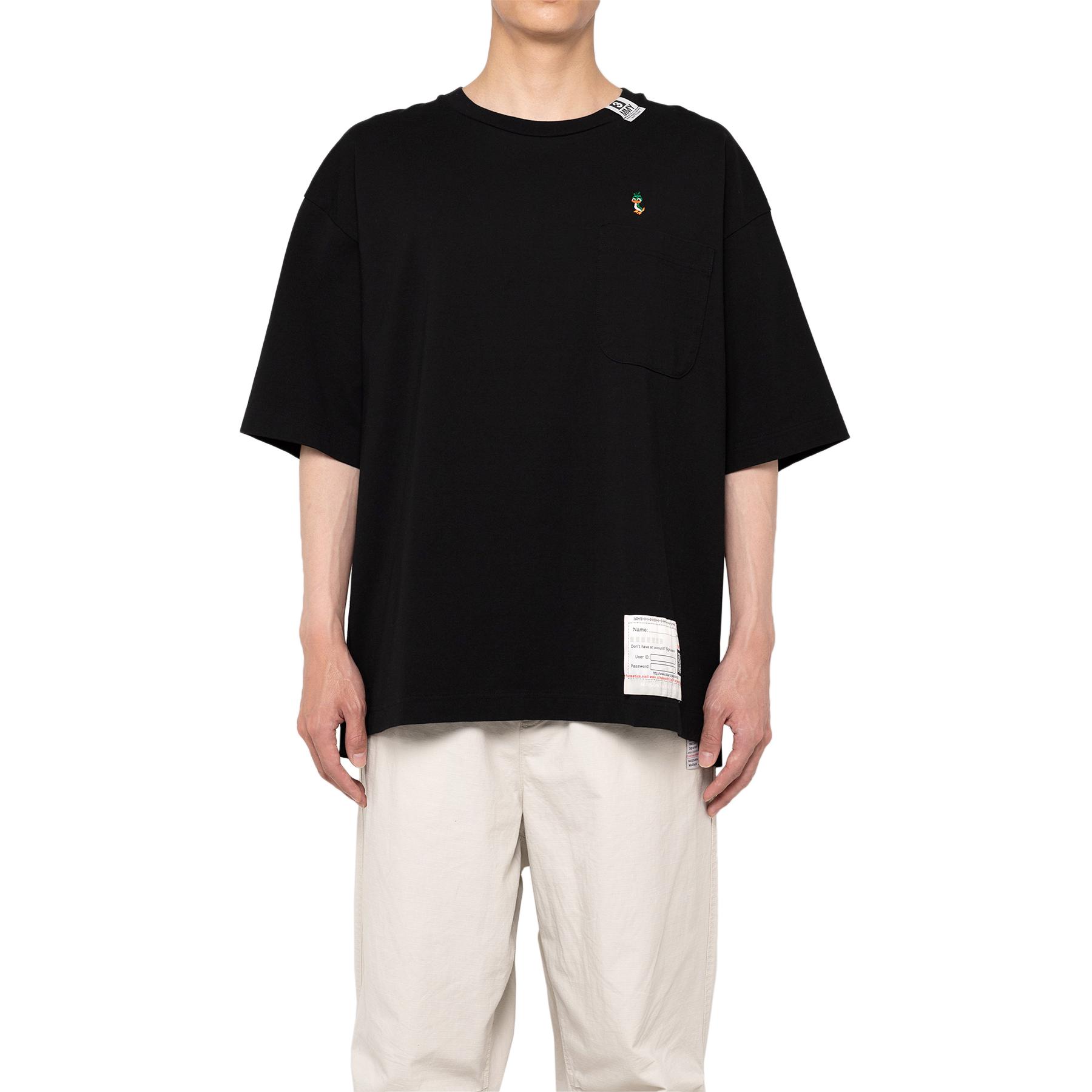 Maison Mihara Yasuhiro FW24 Animal Embroidery Black Casual Crewneck T-Shirt Men’s. A13TS631-BLACK 圖 4