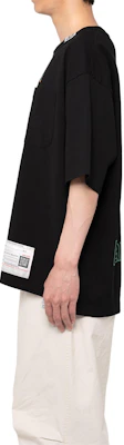 Maison Mihara Yasuhiro FW24 動物刺繡黑色休閒圓領男士T恤 A13TS631-BLACK Details for Maison Mihara Yasuhiro FW24 動物刺繡黑色休閒圓領男士T恤 A13TS631-BLACK