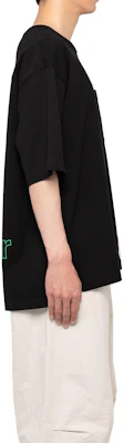 Maison Mihara Yasuhiro FW24 動物刺繡黑色休閒圓領男士T恤 A13TS631-BLACK Sizing Maison Mihara Yasuhiro FW24 動物刺繡黑色休閒圓領男士T恤 A13TS631-BLACK