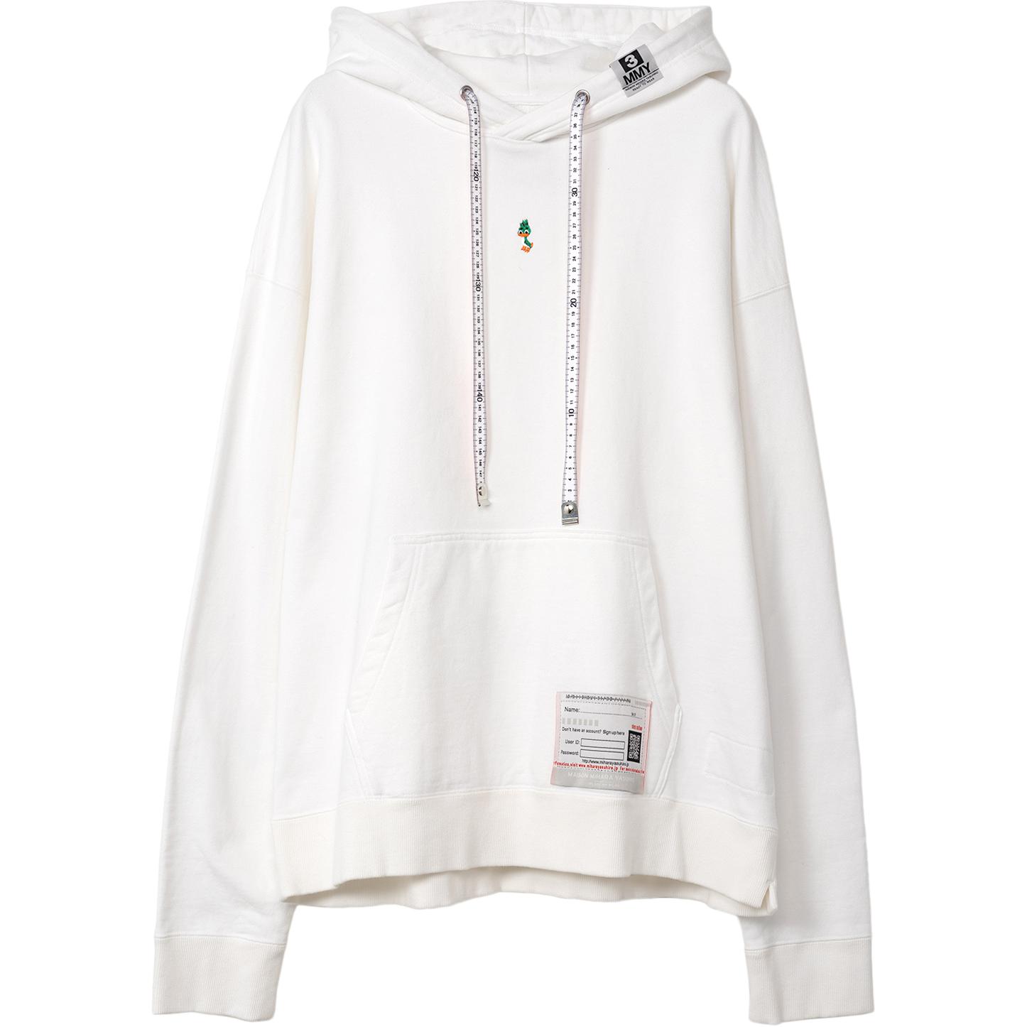 Maison Mihara Yasuhiro FW24 Faded Zip Hoodie Brown - Loose Fit Long Sleeve A13PK541-BROWN