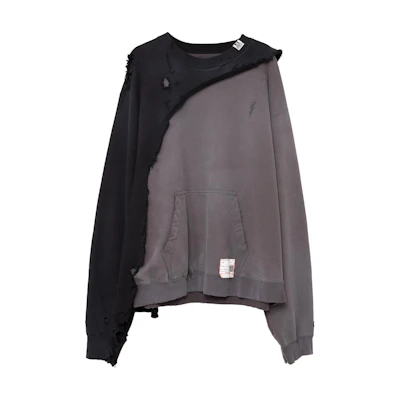 Maison Mihara Yasuhiro FW24 Layered Pilot Oversized Jacket Black Menswear A13BL053-BLACK