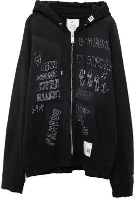 Sudadera con Capucha Negra Maison Mihara Yasuhiro FW24 Retro para Hombre J13PK721-BLACK Buy Sudadera con Capucha Negra Maison Mihara Yasuhiro FW24 Retro para Hombre J13PK721-BLACK