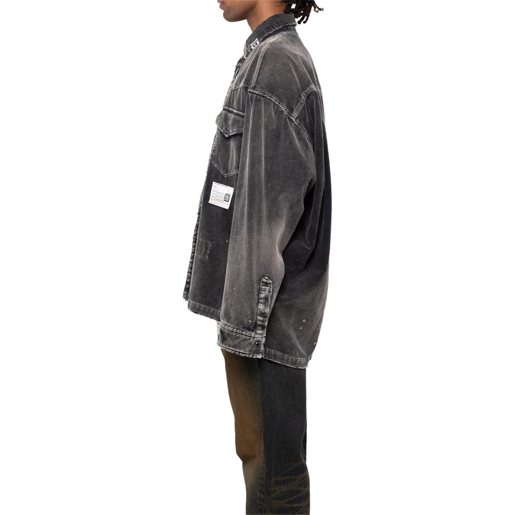 Maison Mihara Yasuhiro FW24 Retro Pocket Long Sleeve Shirt Men’s Black A13SH086-BLACK 圖 7