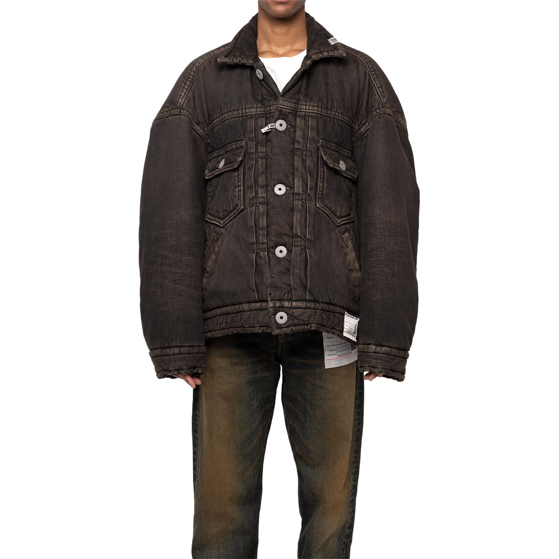 Maison Mihara Yasuhiro FW24 Vintage Distressed Button-Up Jacket Black A13BL026-BLACK 圖 4