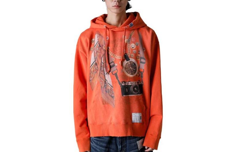 Maison Mihara Yasuhiro Gradient Distressed Loose Hoodie Black G12HD055-BLACK