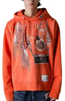 Maison Mihara Yasuhiro Geometric Pattern Hoodie Orange A10HD621ORANGE Maison Mihara Yasuhiro Geometric Pattern Hoodie Orange A10HD621ORANGE