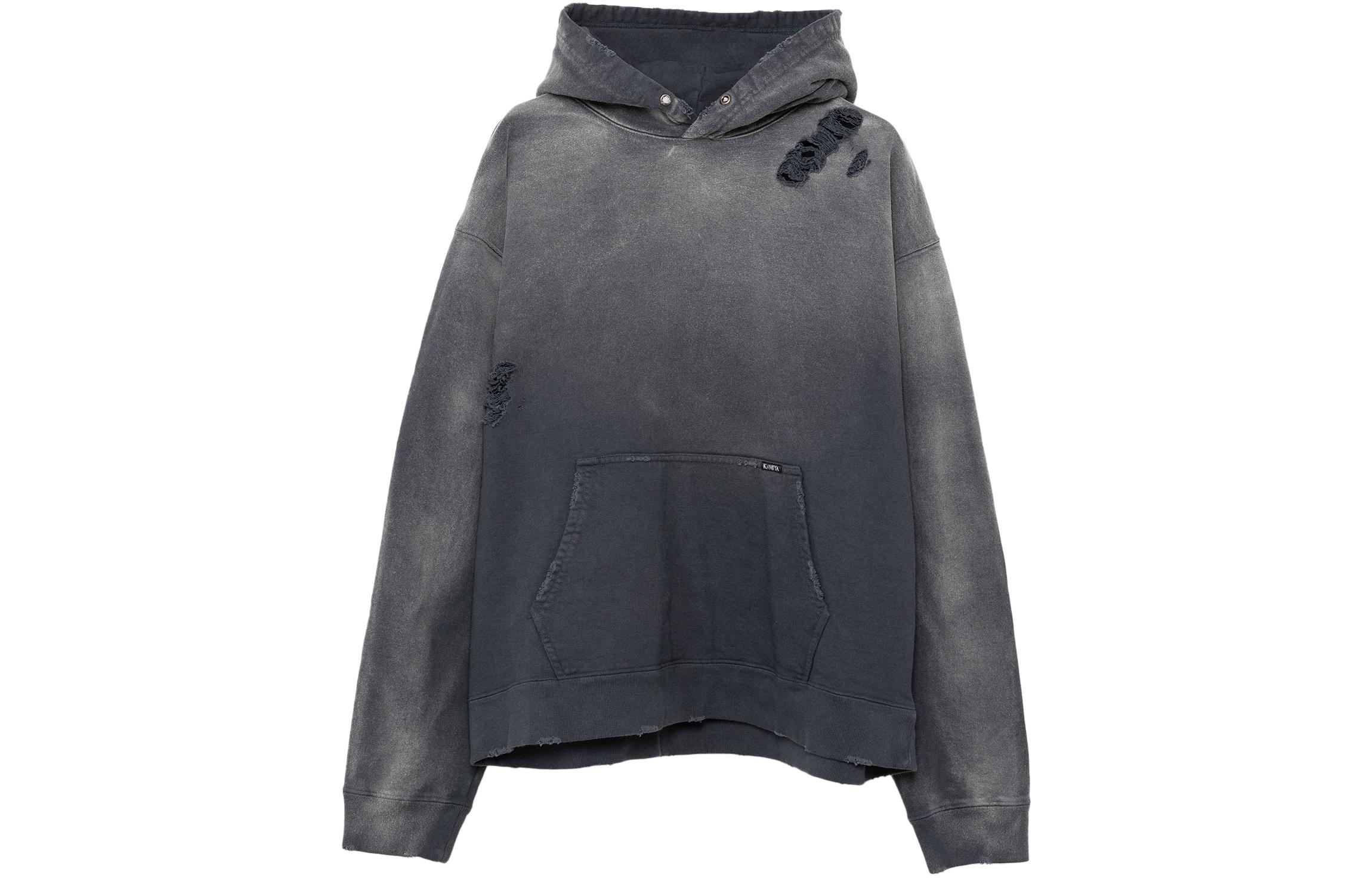 Maison Mihara Yasuhiro Gradient Hoodie Purple - Long Sleeve Pullover G12HD055-PINK