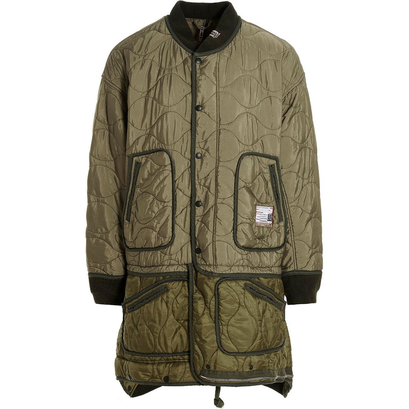 Maison Mihara Yasuhiro Green Skull Souvenir Bomber Jacket for Men J11BL061-GREEN