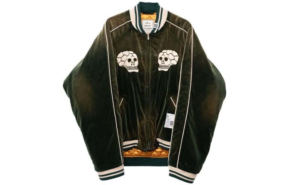 Maison Mihara Yasuhiro Green Solid Single-Breasted Pocket Jacket Men I07JK011-GREEN