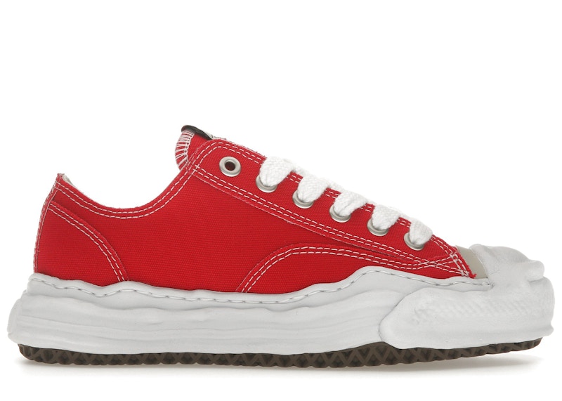 Maison Mihara Yasuhiro Hank OG Sole Canvas Low 'Red' A05FW702-RED