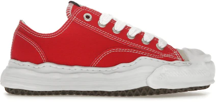 Maison Mihara Yasuhiro Hank OG Sole Canvas Low 'Red' A05FW702-RED Maison Mihara Yasuhiro Hank OG Sole Canvas Low 'Red' A05FW702-RED