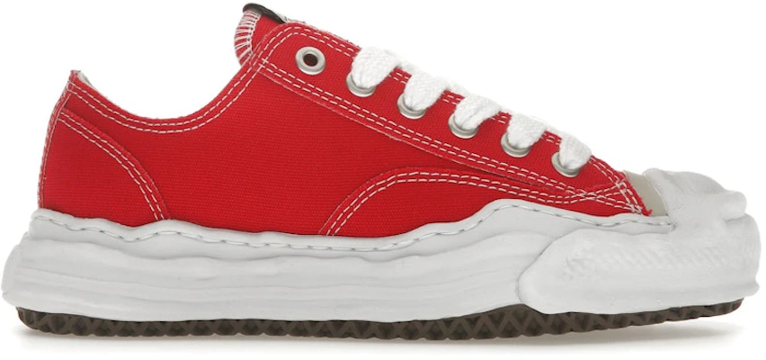 Maison Mihara Yasuhiro Hank OG Sole Canvas Rendah ''Merah'' A05FW702-RED Buy Maison Mihara Yasuhiro Hank OG Sole Canvas Rendah ''Merah'' A05FW702-RED
