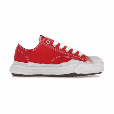 Maison Mihara Yasuhiro Hank Sole Canvas Low 'Red'