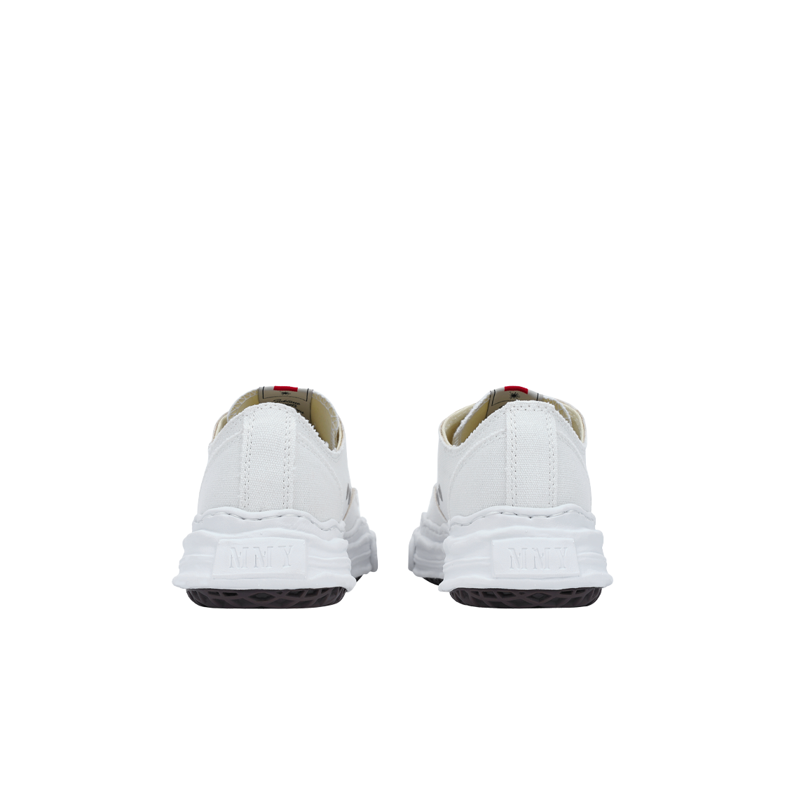 Shop Maison Mihara Yasuhiro Hank OG Suela Lona Baja 'Blanco' A05FW702-WHITE