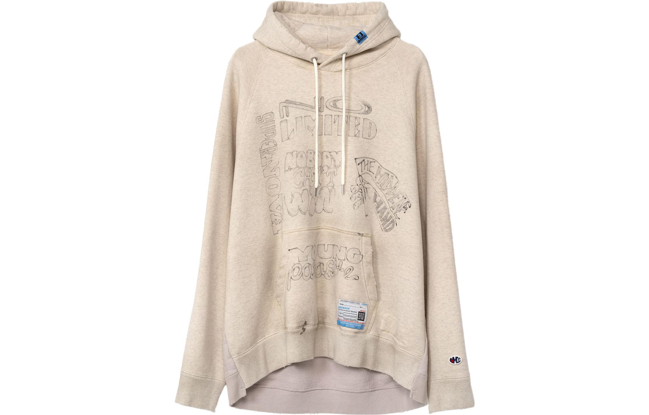 Maison Mihara Yasuhiro Letter Graphic Print Sweatshirt Black () A11HD712-BLACK