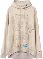 Maison Mihara Yasuhiro Letter Graphic Combined Hoodie White Long Sleeve A11HD601-WHITE Maison Mihara Yasuhiro Letter Graphic Combined Hoodie White Long Sleeve A11HD601-WHITE