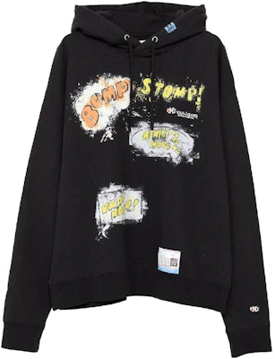 Maison Mihara Yasuhiro 字母图案印花黑色卫衣 A11HD712-BLACK Buy Maison Mihara Yasuhiro 字母图案印花黑色卫衣 A11HD712-BLACK