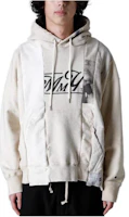 Maison Mihara Yasuhiro Letter Print Hoodie Unisex White A10HD581-WHITE Maison Mihara Yasuhiro Letter Print Hoodie Unisex White A10HD581-WHITE